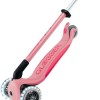Globber Παιδικό Πατίνι Αναδιπλούμενο Primo Plus Lights Τρίτροχο Ροζ