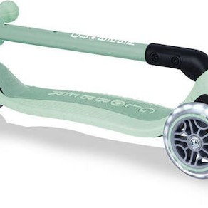 Globber Παιδικό Πατίνι Αναδιπλούμενο Primo Lights Ecologic Τρίτροχο Pistachio