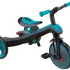 Globber Παιδικό Τρίκυκλο Ποδήλατο Πτυσσόμενο, Μετατρεπόμενο με Χειρολαβή Γονέα & Σκίαστρο Explorer Trike Γαλάζιο