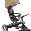 Globber Παιδικό Τρίκυκλο Ποδήλατο Μετατρεπόμενο, με Χειρολαβή Γονέα & Σκίαστρο Μπεζ