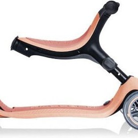 Globber Παιδικό Πατίνι Αναδιπλούμενο GoUp Foldable Plus Τρίτροχο με Κάθισμα για 15+ Μηνών Ροζ