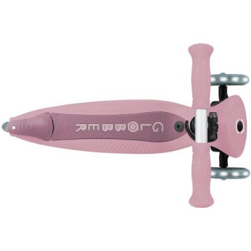 Globber Παιδικό Πατίνι Αναδιπλούμενο Go Up Active Lights Ecologic Τρίτροχο με Κάθισμα για 15 Μηνών Ροζ