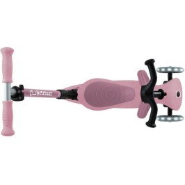 Globber Παιδικό Πατίνι Αναδιπλούμενο Go Up Active Lights Ecologic Τρίτροχο με Κάθισμα για 15 Μηνών Ροζ