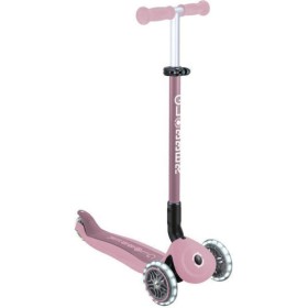 Globber Παιδικό Πατίνι Αναδιπλούμενο Go Up Active Lights Ecologic Τρίτροχο με Κάθισμα για 15 Μηνών Ροζ