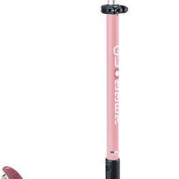 Globber Παιδικό Πατίνι Αναδιπλούμενο Go Up Active Lights 360° Τρίτροχο με Κάθισμα Pastel Pink