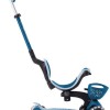 Globber Παιδικό Πατίνι Αναδιπλούμενο Go.Up Baby Lights 360 Τρίτροχο με Κάθισμα για 15+ Μηνών Dark Blue