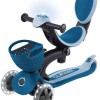 Globber Παιδικό Πατίνι Αναδιπλούμενο Go.Up Baby Lights 360 Τρίτροχο με Κάθισμα για 15+ Μηνών Dark Blue