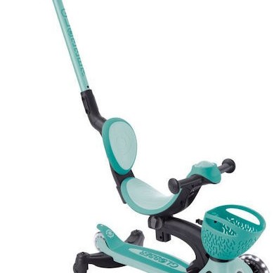 Globber Παιδικό Πατίνι Go.Up Baby Lights 360 Τρίτροχο με Κάθισμα για 15+ Μηνών Mint