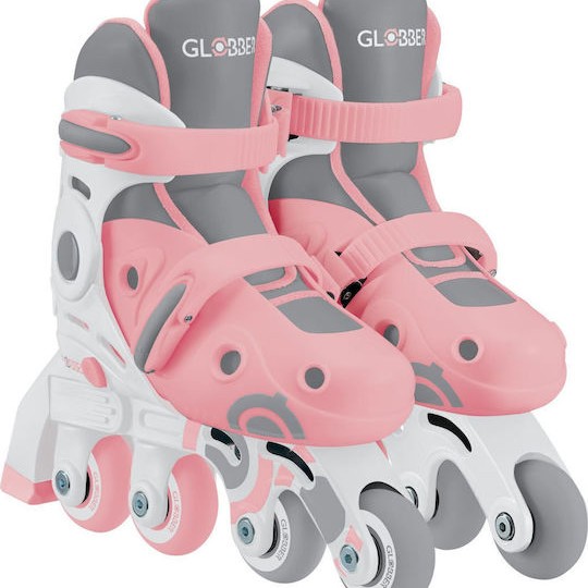 Globber Inline Αυξομειούμενα Rollers Ροζ Παιδικά