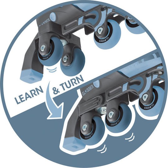 Globber Inline / Quad Rollers Γκρι Παιδικά