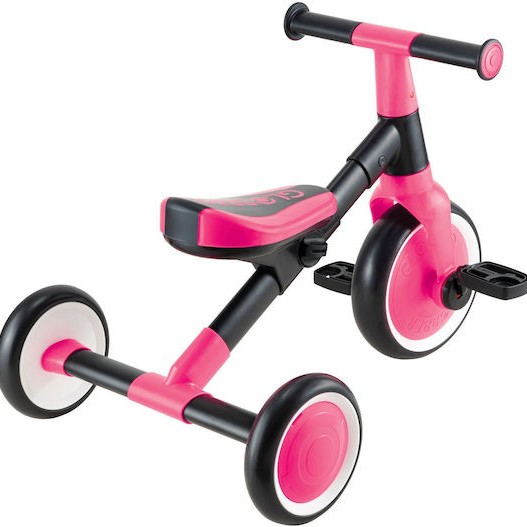 Globber Παιδικό Τρίκυκλο Ποδήλατο Μετατρεπόμενο Fuchsia