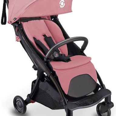 Globber Lite Καρότσι Μωρού Kατάλληλο για Nεογέννητο Deep Pastel-Pink 7.4kg