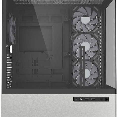 Sharkoon AK7 ARGB Gaming Midi Tower Κουτί Υπολογιστή με Πλαϊνό Παράθυρο Μαύρο