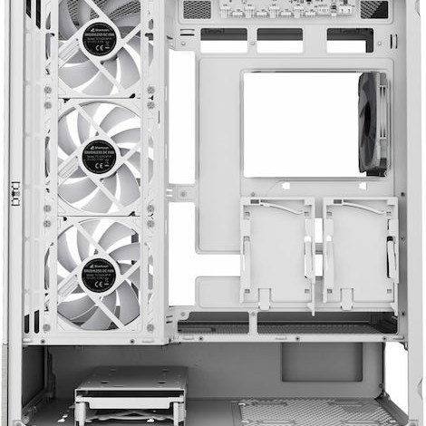 Sharkoon AK7 ARGB Gaming Midi Tower Κουτί Υπολογιστή με Πλαϊνό Παράθυρο Λευκό