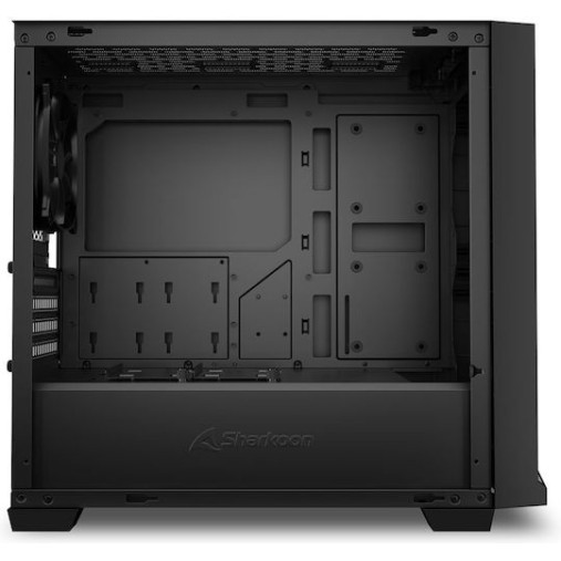 Sharkoon J1000 ARGB Gaming Mini Tower Κουτί Υπολογιστή με Πλαϊνό Παράθυρο Μαύρο