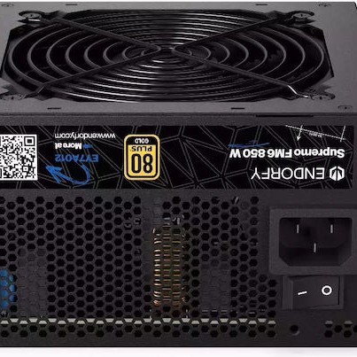 Endorfy Supremo FM6 850W Μαύρο Τροφοδοτικό Υπολογιστή Full Modular 80 Plus Gold