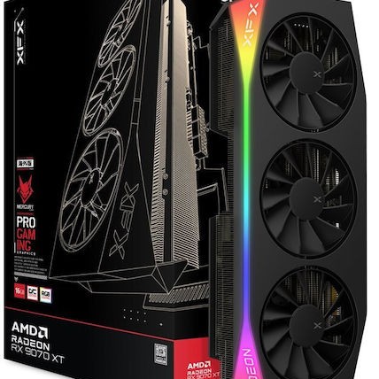 XFX Radeon RX 9070 XT 16GB GDDR6 Mercury OC Gaming Edition Κάρτα Γραφικών
