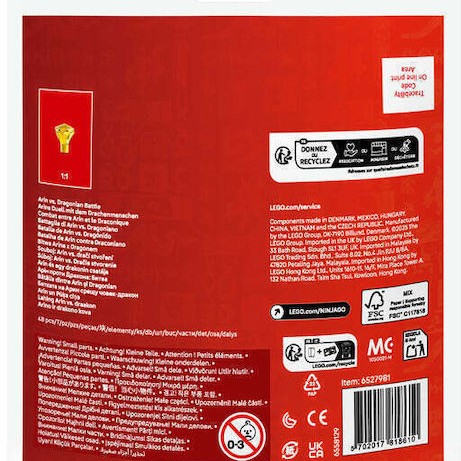 Lego Ninjago Arin vs Dragonian Battle για 7+ Ετών 48τμχ