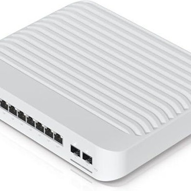 Ubiquiti UniFi Pro XG Managed L3 PoE Switch με 8 Θύρες Gigabit (1Gbps) Ethernet