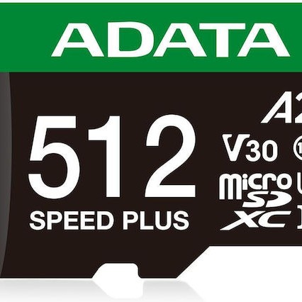 Adata microSDXC 512GB Class 10 U3 V30 A2