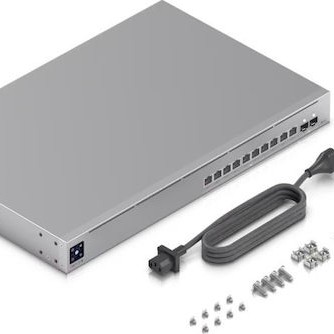 Ubiquiti Pro XG 10 PoE Managed L3 PoE+ Switch με 10 Θύρες Ethernet και 2 SFP Θύρες