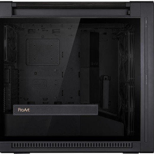 Asus ProArt PA602 Gaming Midi Tower Κουτί Υπολογιστή με Πλαϊνό Παράθυρο Wood Edition