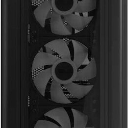 Asus A23 Plus Gaming Midi Tower Κουτί Υπολογιστή με Πλαϊνό Παράθυρο και RGB Φωτισμό Μαύρο