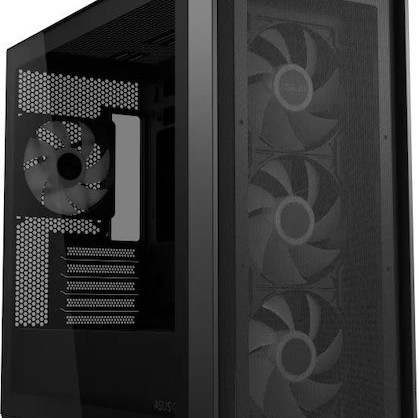 Asus A21 PLUS Mini Tower Κουτί Υπολογιστή με Πλαϊνό Παράθυρο Μαύρο