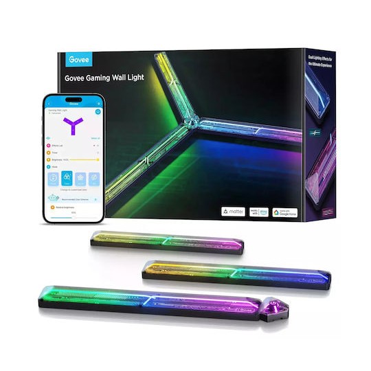 Govee Bluetooth/WiFi Διακοσμητικό Φωτιστικό Μπάρα LED Μαύρο