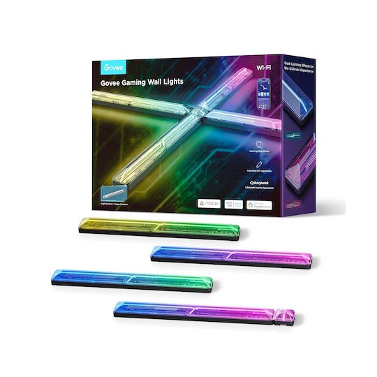 Govee Bluetooth/WiFi Διακοσμητικό Φωτιστικό Μπάρα LED Μαύρο