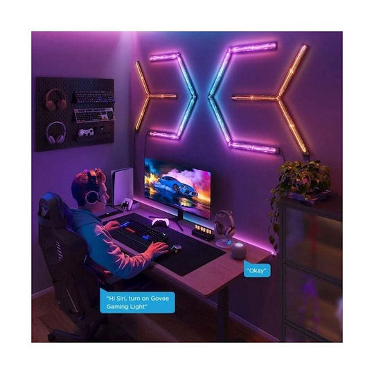 Govee Bluetooth/WiFi Διακοσμητικό Φωτιστικό Μπάρα LED Μαύρο