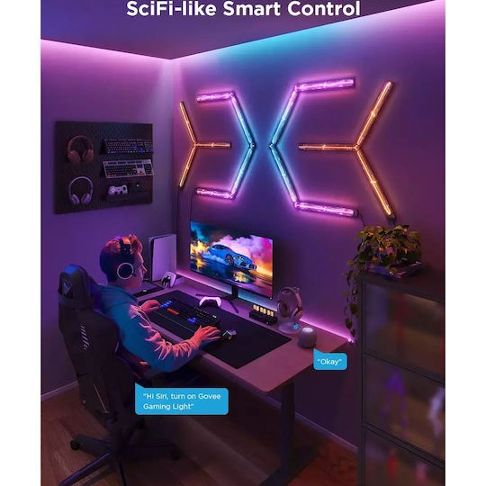 Govee Bluetooth/WiFi Διακοσμητικό Φωτιστικό Μπάρα LED Μαύρο
