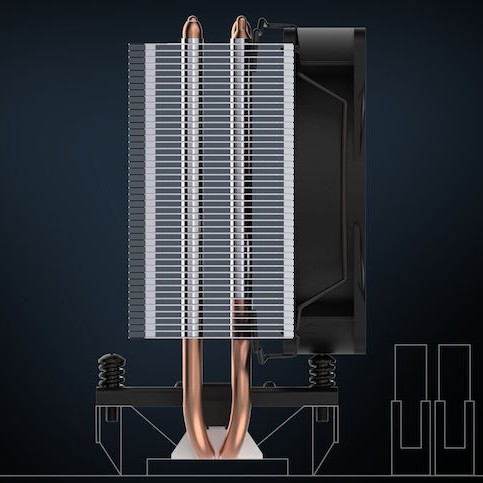 Arctic Freezer 8A CO Ψύκτρα Επεξεργαστή για Socket AM4/AM5