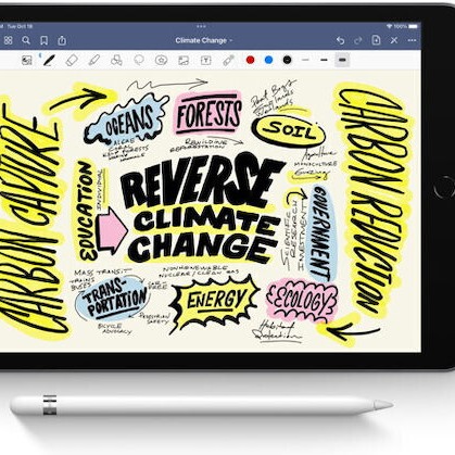 Apple Pencil (1st Generation) & USB-C Adapter Ψηφιακή Γραφίδα Αφής με Palm Rejection για iPad σε Λευκό χρώμα MYQW3ZM/A