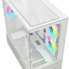Sharkoon MK7 ARGB Gaming Mini Tower Κουτί Υπολογιστή με Πλαϊνό Παράθυρο Λευκό