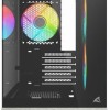 Sharkoon MK7 ARGB Gaming Mini Tower Κουτί Υπολογιστή με Πλαϊνό Παράθυρο Μαύρο