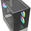 Sharkoon MK7 ARGB Gaming Mini Tower Κουτί Υπολογιστή με Πλαϊνό Παράθυρο Μαύρο