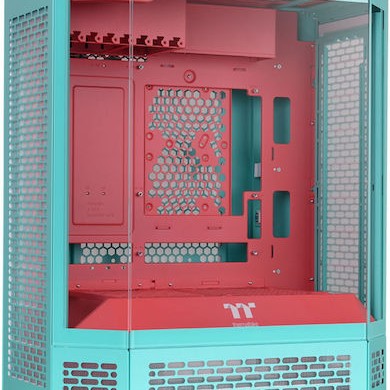 Thermaltake The Tower 600 Gaming Midi Tower Κουτί Υπολογιστή με Πλαϊνό Παράθυρο Mint Strawberry