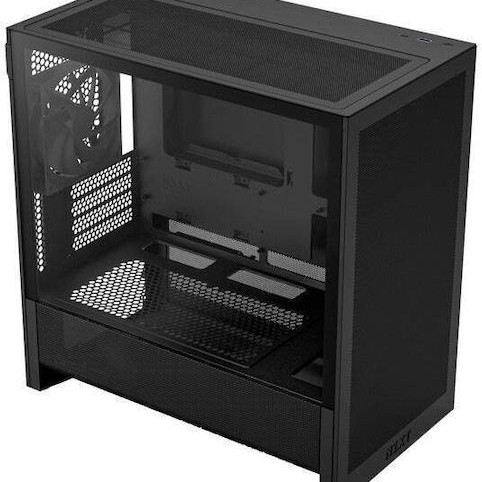 NZXT H3 Flow Midi Tower Κουτί Υπολογιστή με Πλαϊνό Παράθυρο Μαύρο