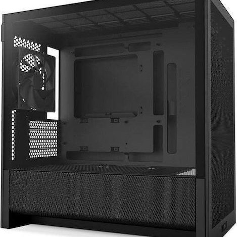 NZXT H3 Flow Midi Tower Κουτί Υπολογιστή με Πλαϊνό Παράθυρο Μαύρο