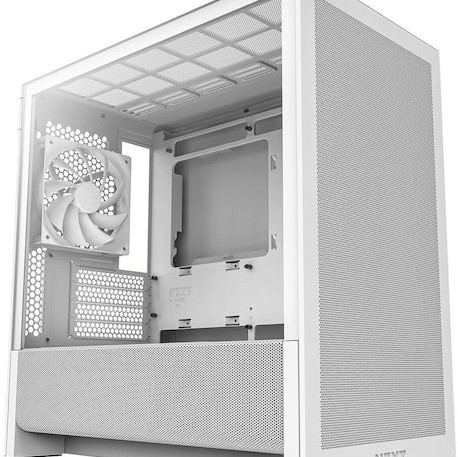 NZXT H3 Flow Midi Tower Κουτί Υπολογιστή με Πλαϊνό Παράθυρο Λευκό