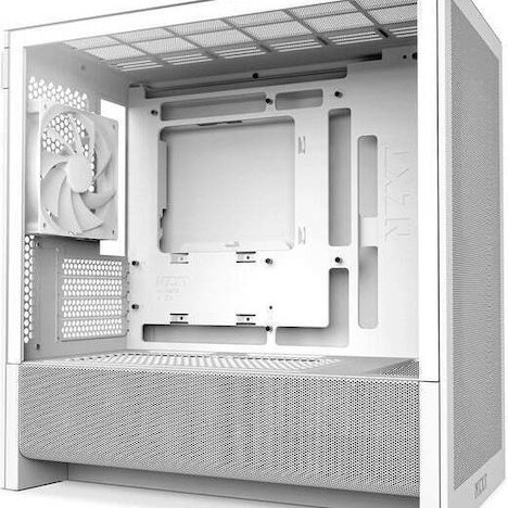 NZXT H3 Flow Midi Tower Κουτί Υπολογιστή με Πλαϊνό Παράθυρο Λευκό
