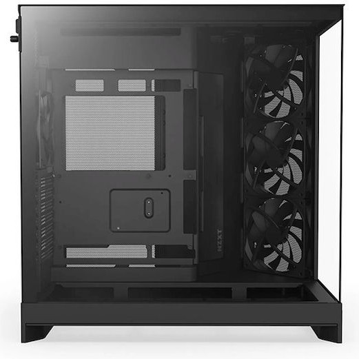 NZXT H9 Flow Midi Tower Κουτί Υπολογιστή με Πλαϊνό Παράθυρο Μαύρο