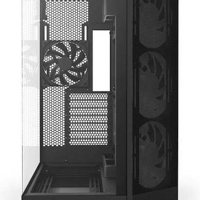 NZXT H9 Flow RGB Gaming Midi Tower Κουτί Υπολογιστή με Πλαϊνό Παράθυρο Μαύρο