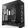 NZXT H9 Flow RGB+ Gaming Midi Tower Κουτί Υπολογιστή με Πλαϊνό Παράθυρο Μαύρο Ματ