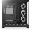 NZXT H9 Flow RGB+ Gaming Midi Tower Κουτί Υπολογιστή με Πλαϊνό Παράθυρο Μαύρο Ματ