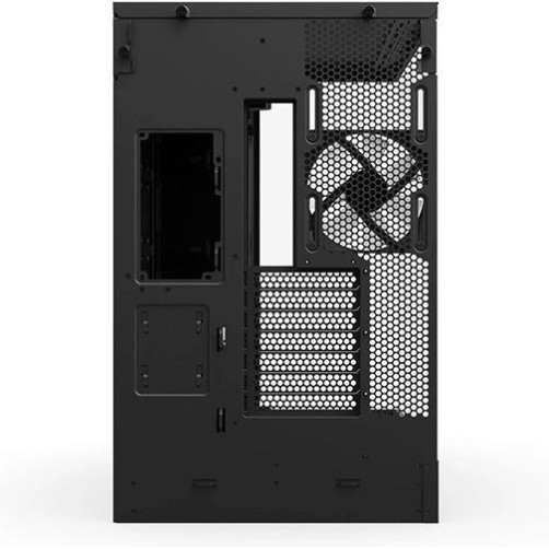 NZXT H9 Flow RGB+ Gaming Midi Tower Κουτί Υπολογιστή με Πλαϊνό Παράθυρο Μαύρο Ματ