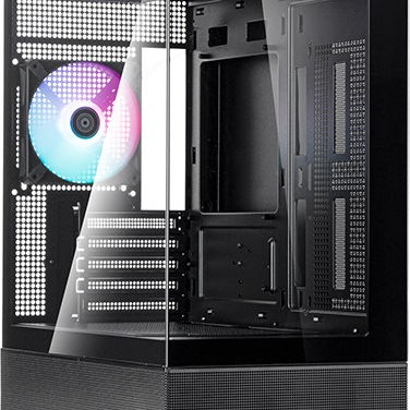 Silverstone Lucid 04 Micro Tower Κουτί Υπολογιστή με Πλαϊνό Παράθυρο Μαύρο