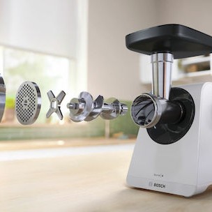 Bosch Μηχανή Άλεσης Κιμά 1900W Λευκή