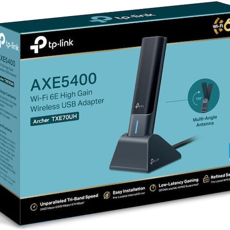 TP-LINK Archer Txe70uh v1 Ασύρματος USB Αντάπτορας Δικτύου